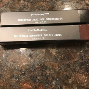 Mac eyeliner and school girl lipgloss